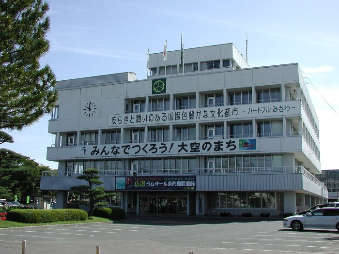 青森県三沢市の人口推移